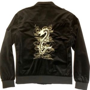 Velour Bomber Jacket Men’s L